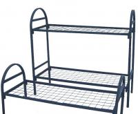Кровать двухъярусная металлическая (1900х700х1800 мм.) для строителей и рабочих (сварная сетка)