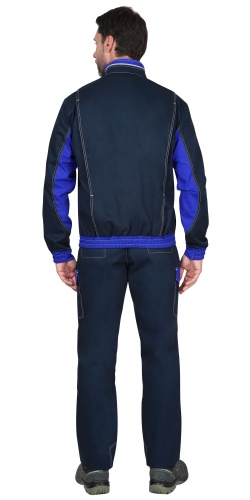 Куртка КАРАТ-РОСС темно-синяя с васильковым