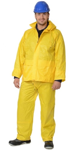Костюм нейлоновый: куртка, брюки жёлтый