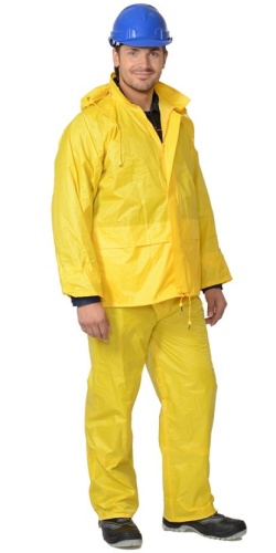 Костюм нейлоновый: куртка, брюки жёлтый