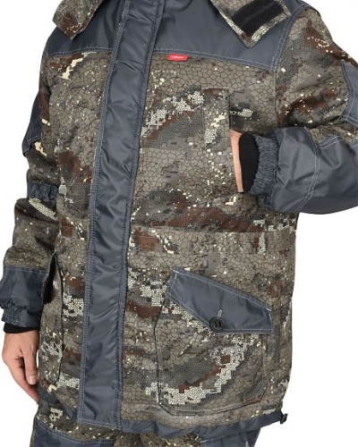 Костюм "ГОРКА" зимний: куртка дл., брюки (тк.CROWN-230) КМФ