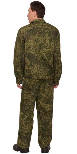 Костюм "Рысь" куртка, брюки (тк. Рип-стоп 210) КМФ Цифра зеленая 